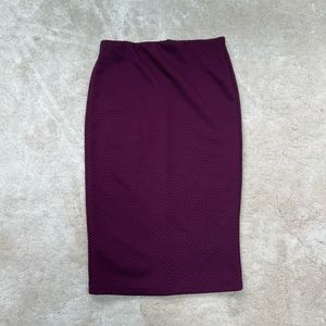 3/$20 Bundle! Plum Pencil Skirt